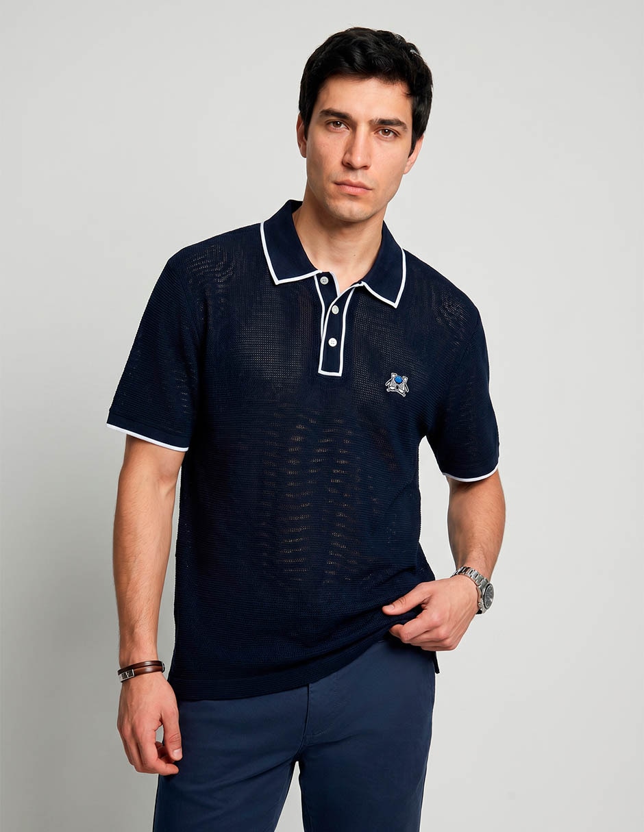 Playera tipo polo para hombre