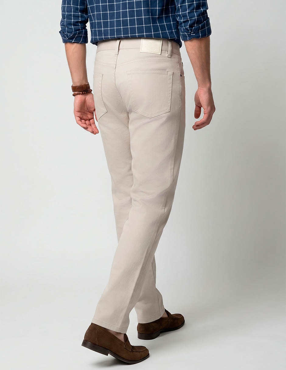 Pantalón Casual Chino Straight De Algodón Para Hombre 2