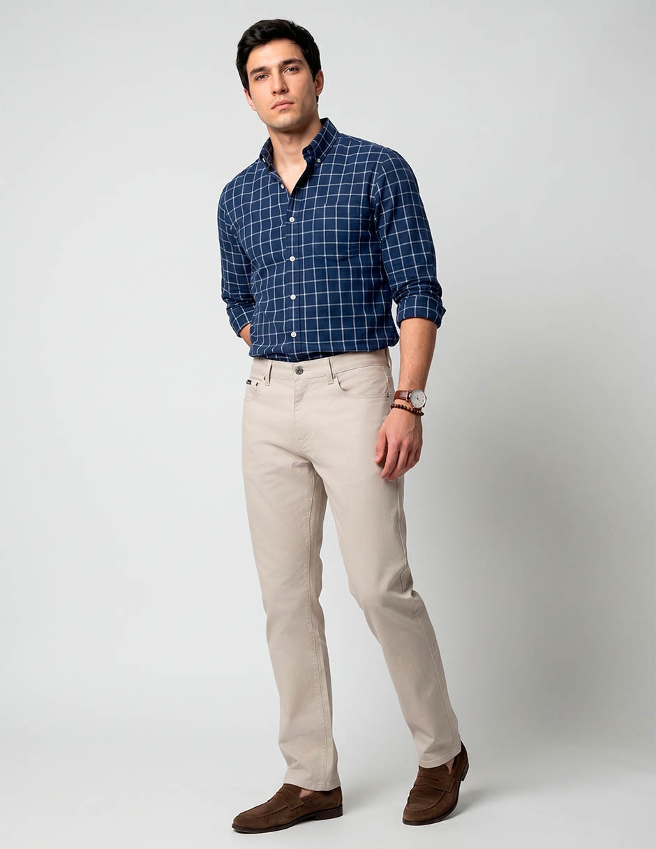Pantalón Casual Chino Straight De Algodón Para Hombre Pantalón Casual Chino Straight De Algodón Para Hombre