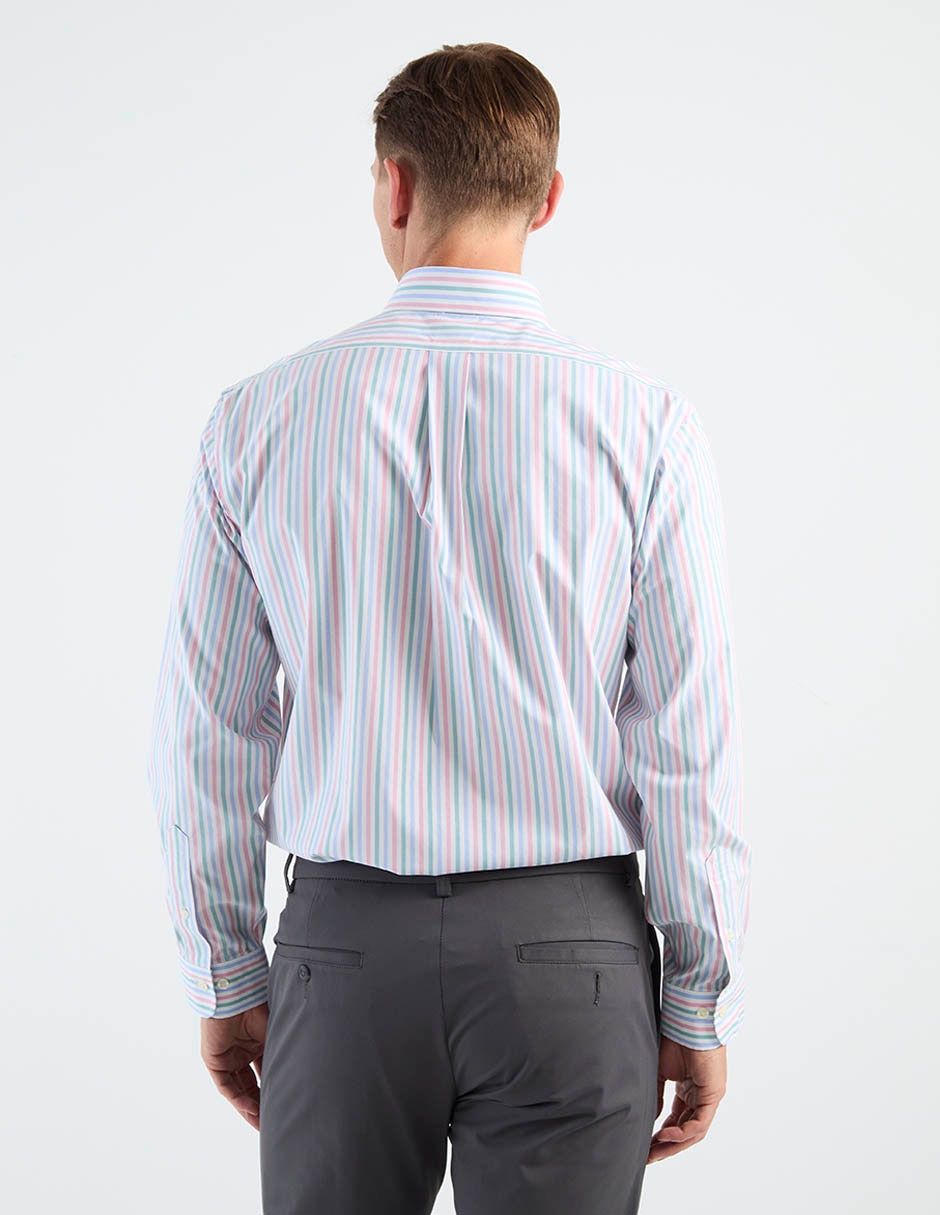 Camisa casual de algodón manga larga para hombre 2