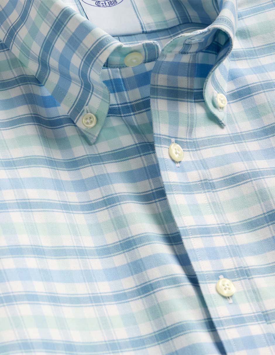 Sobrecamisa Casual Brooks Brothers De Algod—n Manga Larga Para Hombre