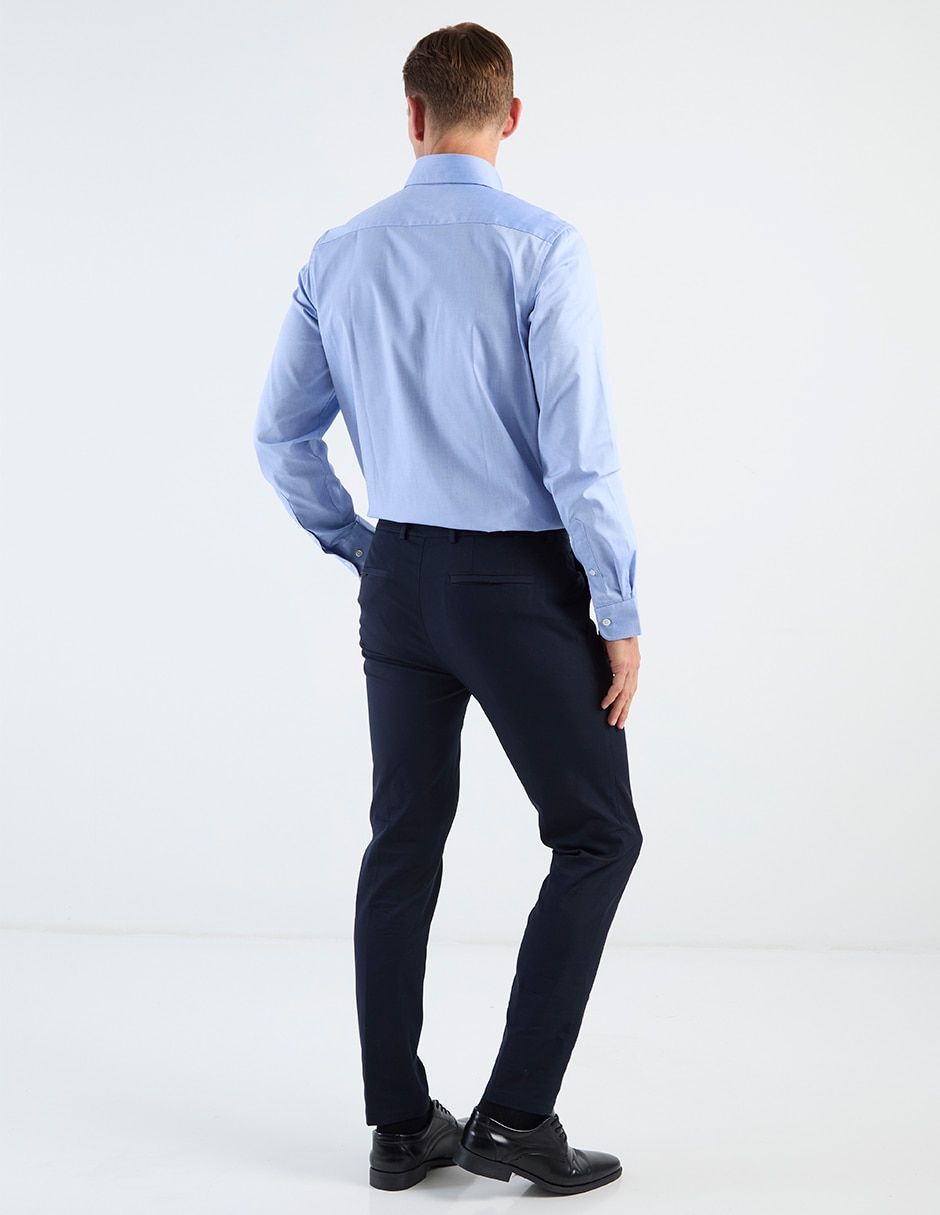 Pantalón regular regular de algodón para hombre 2