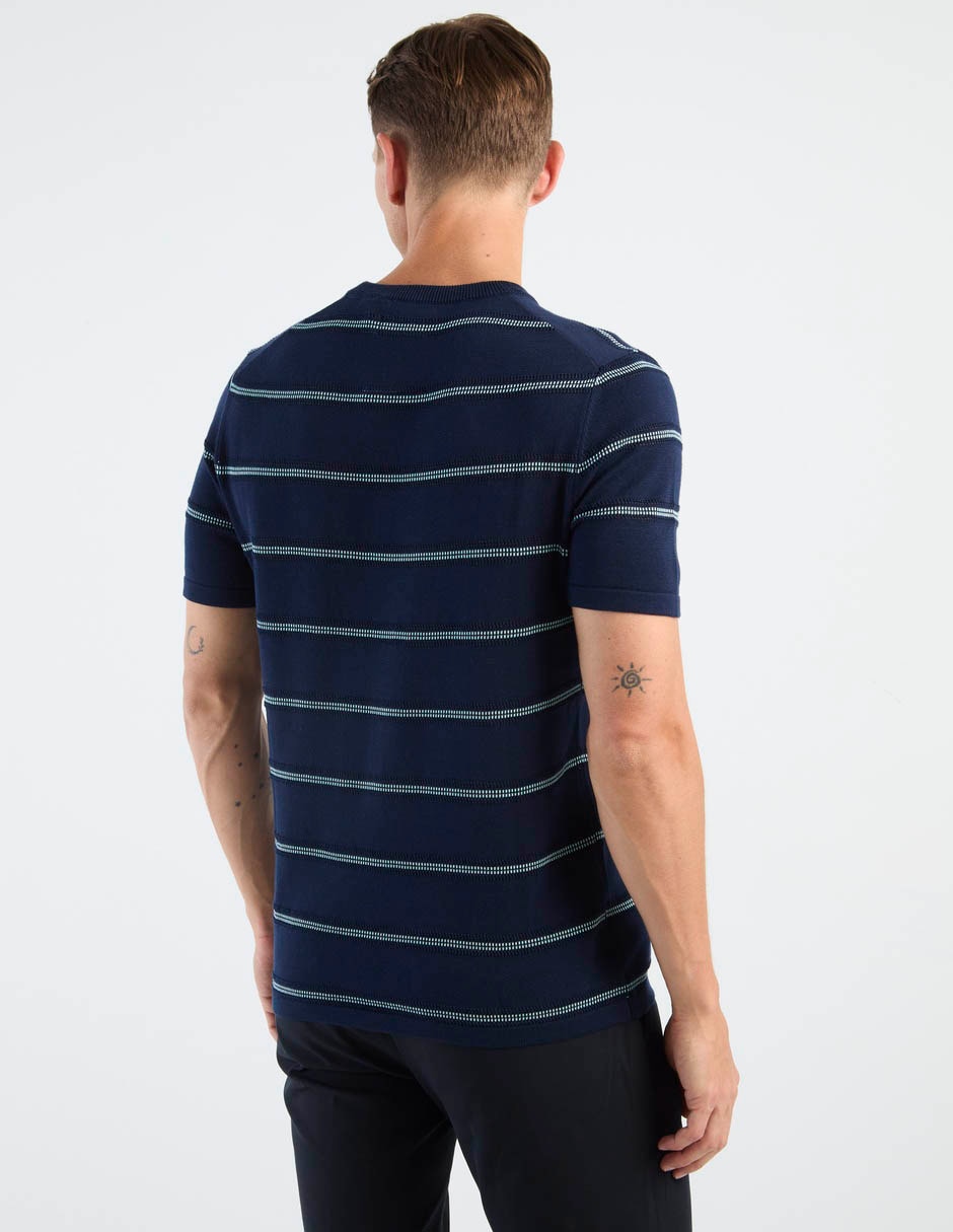 Suéter perry ellis cuello redondo para hombre
