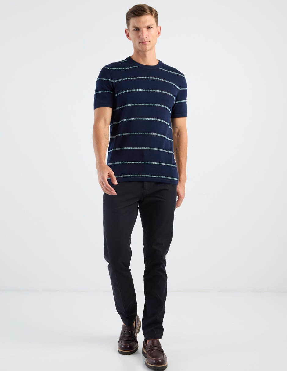 Suéter perry ellis cuello redondo para hombre