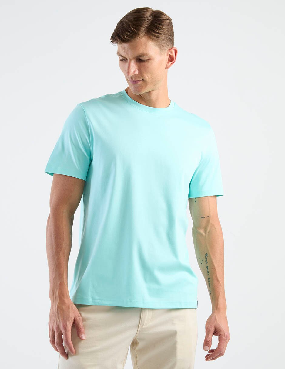 Playera cuello redondo para hombre 1