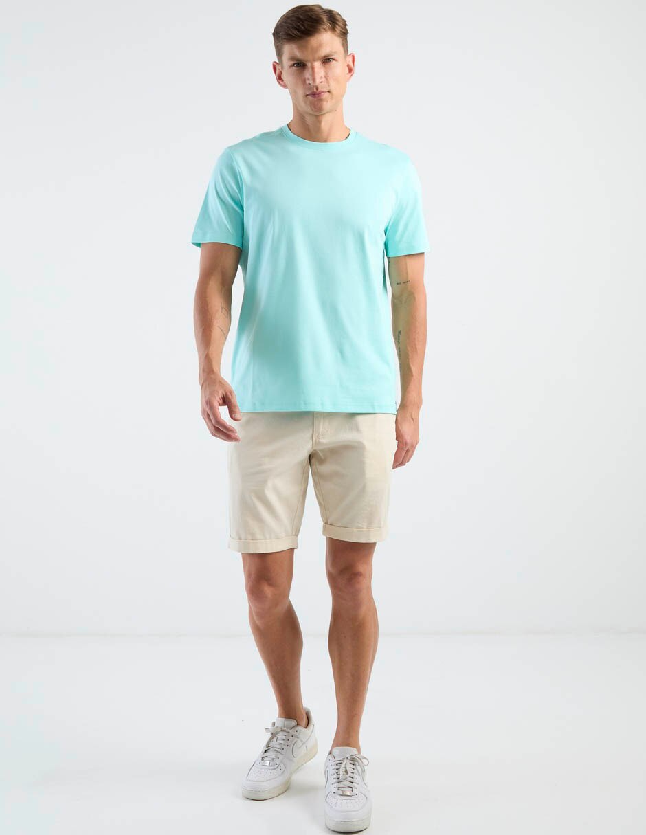 Playera Perry Ellis cuello redondo para hombre