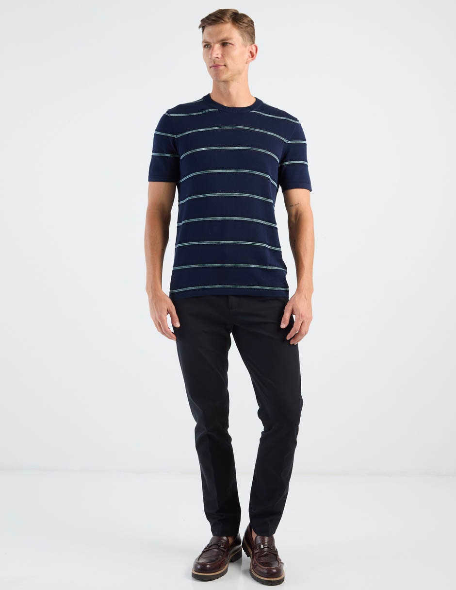 Pantalón business casual chino slim Perry Ellis de algodón para hombre