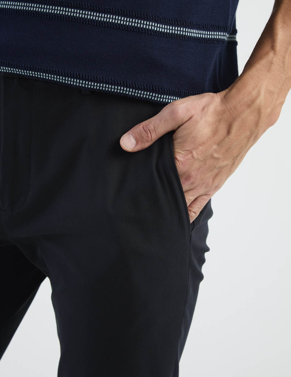 Pantalón business casual chino slim Perry Ellis de algodón para hombre