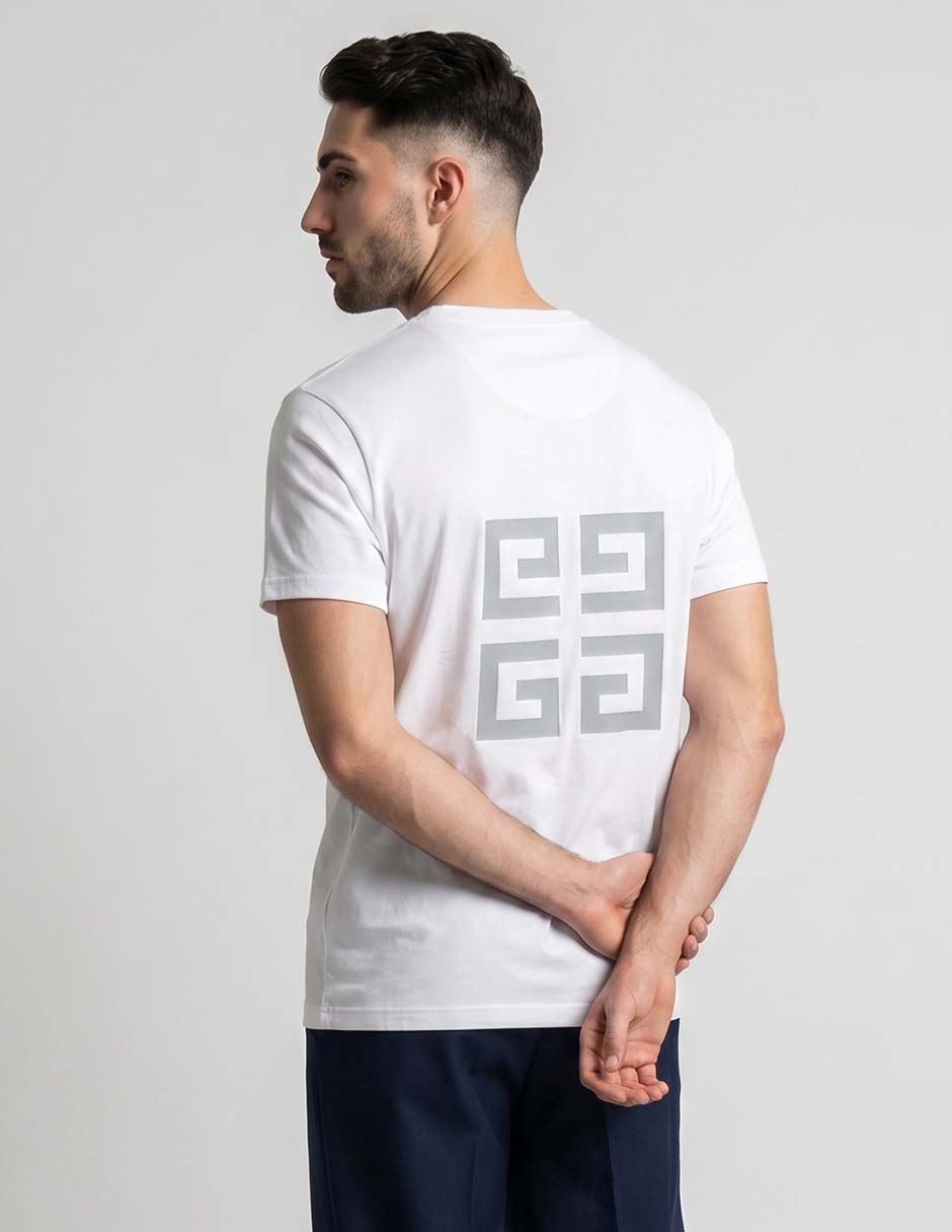Playera cuello redondo para hombre 2