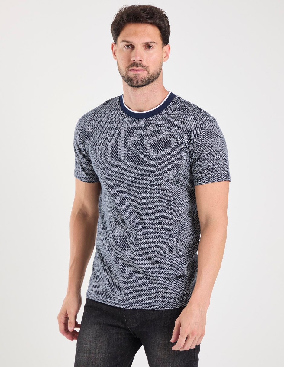 Playera cuello redondo para hombre