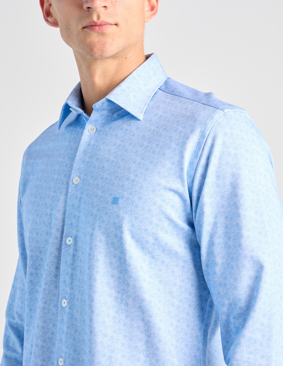 Camisa casual manga larga para hombre 3
