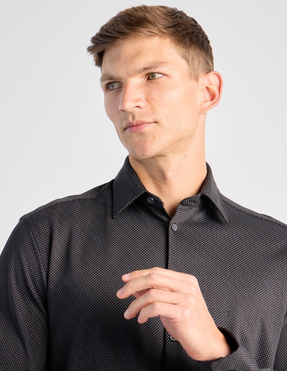 Camisa casual manga larga para hombre