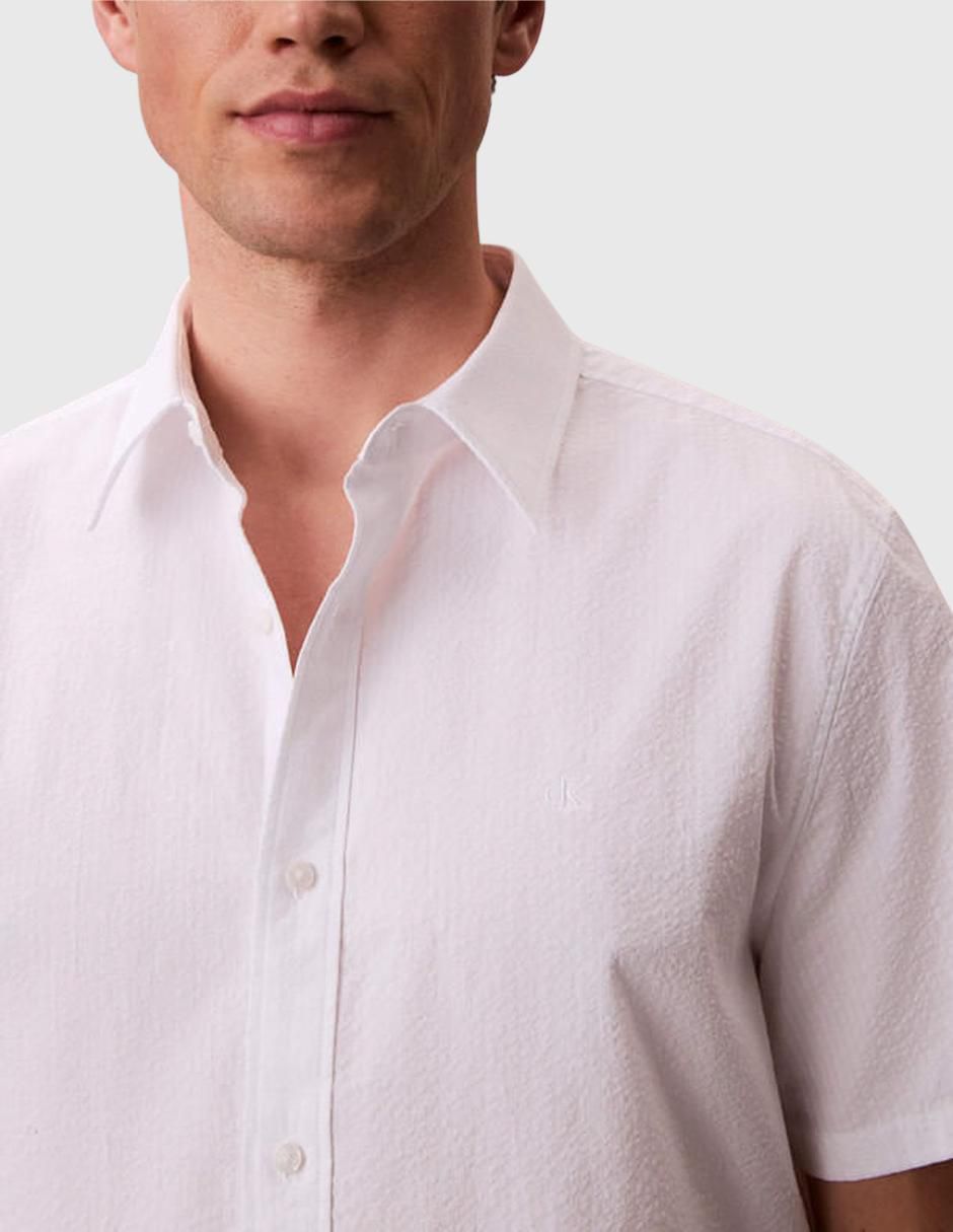 Camisa casual manga corta para hombre