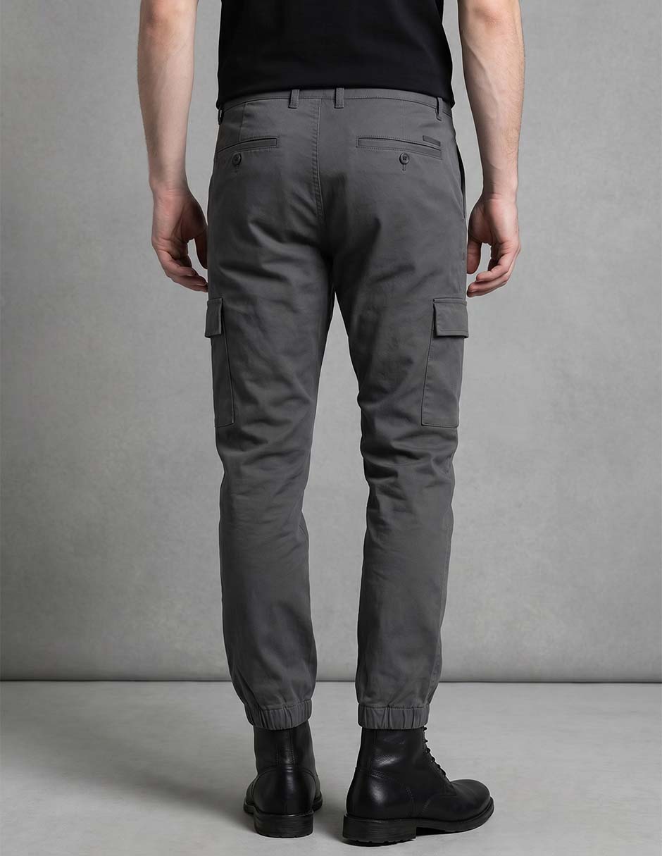 Pantalón regular jogger casual para hombre 2