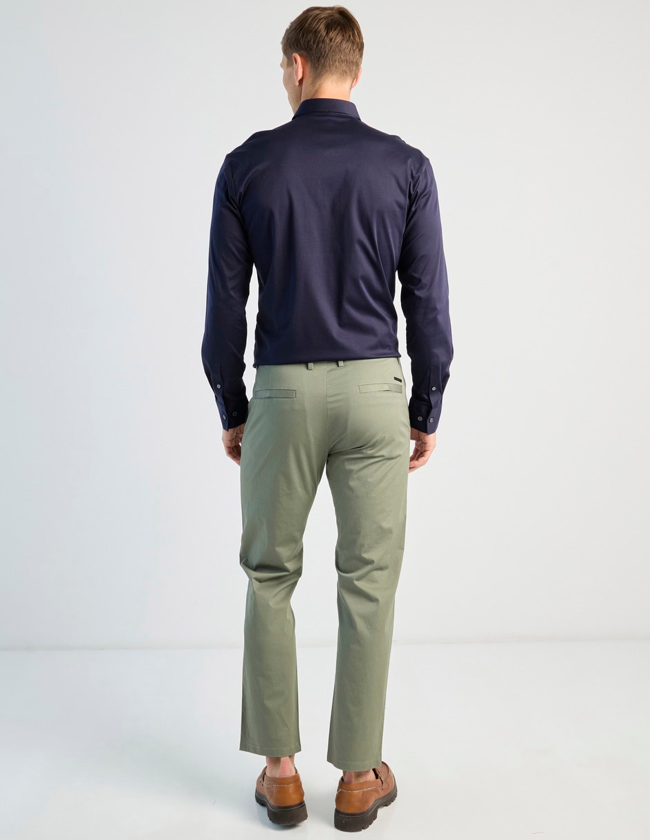 Pantalón chino regular para hombre 4