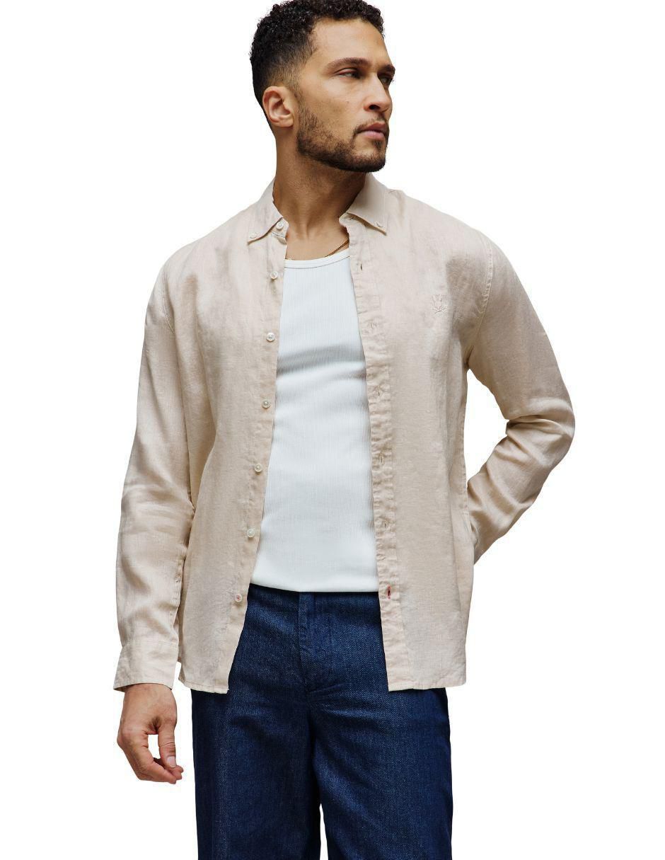 Camisa casual manga larga para hombre 3
