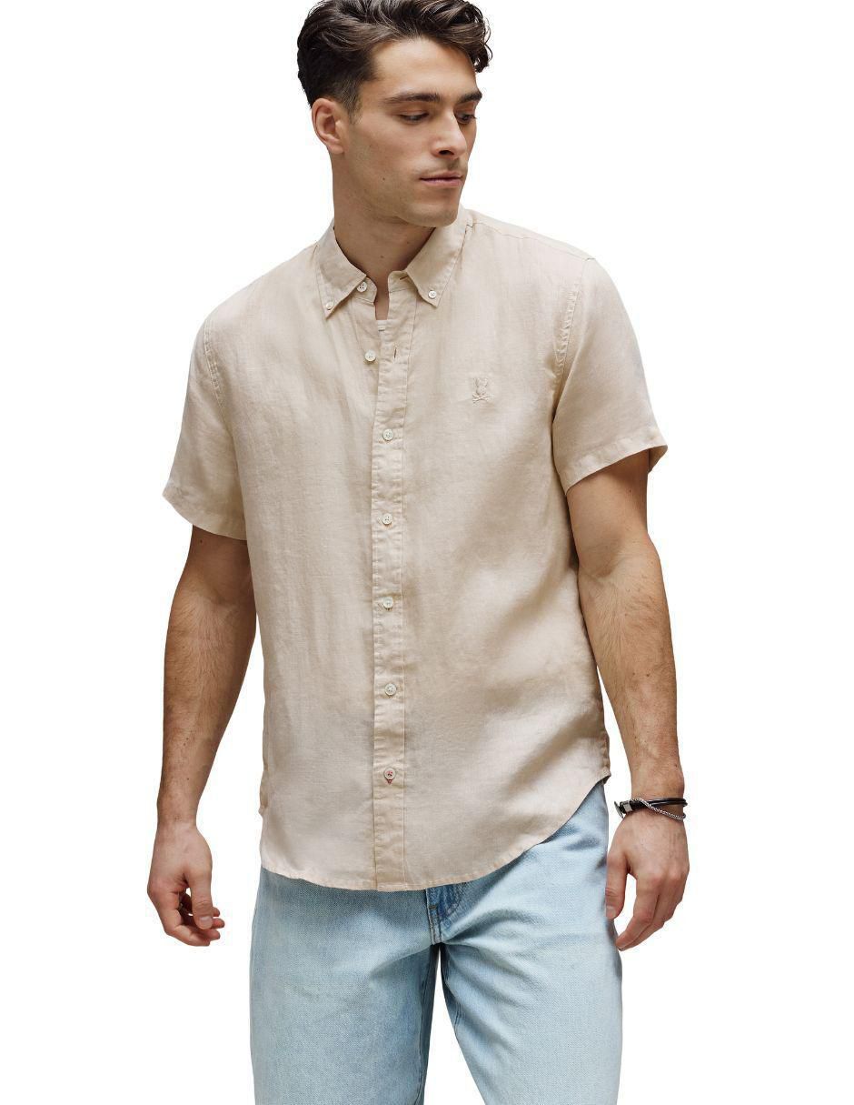Camisa casual manga corta para hombre