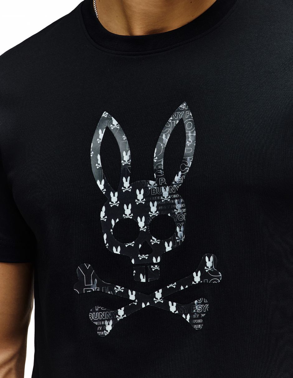 Playera Psycho Bunny cuello redondo para hombre