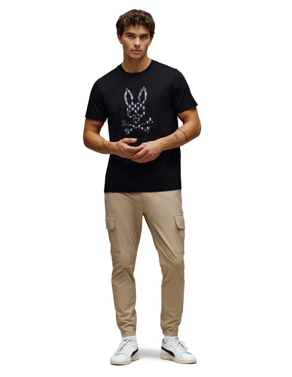 Playera Psycho Bunny cuello redondo para hombre