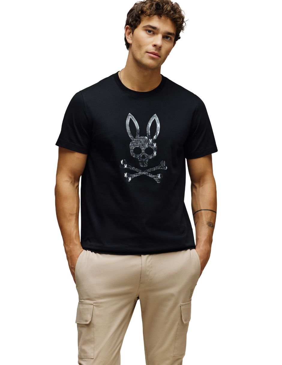 Playera Psycho Bunny cuello redondo para hombre