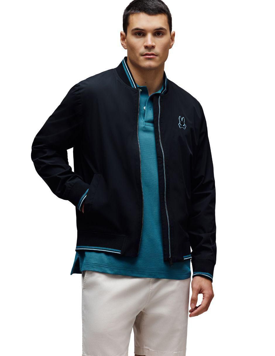 Chamarra bomber psycho bunny para hombre