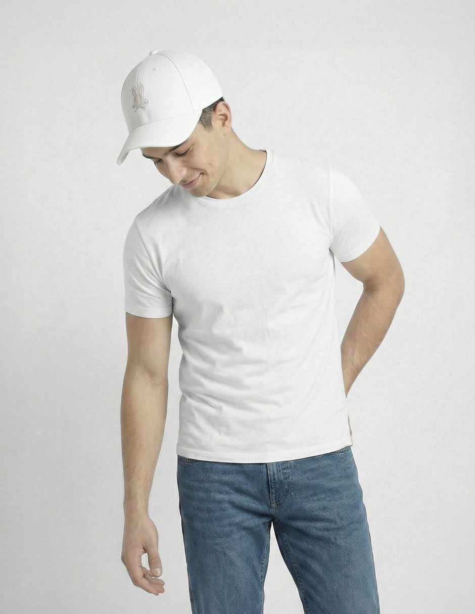 Gorra con visera curva casual Psycho Bunny para hombre