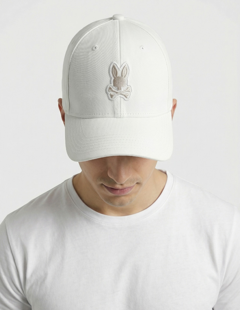 Gorra con visera curva casual Psycho Bunny para hombre