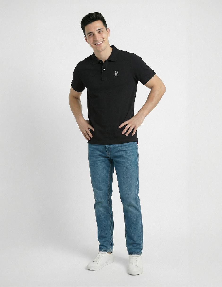 Playera HD24 cuello solapa para hombre