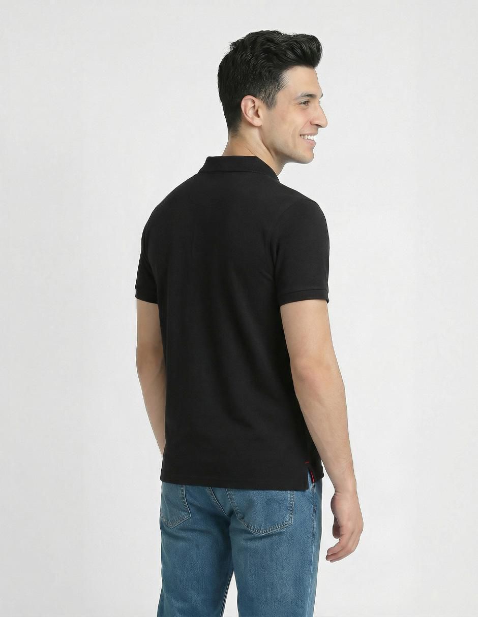 Playera HD24 cuello solapa para hombre