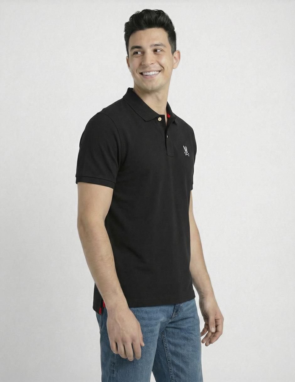 Playera HD24 cuello solapa para hombre