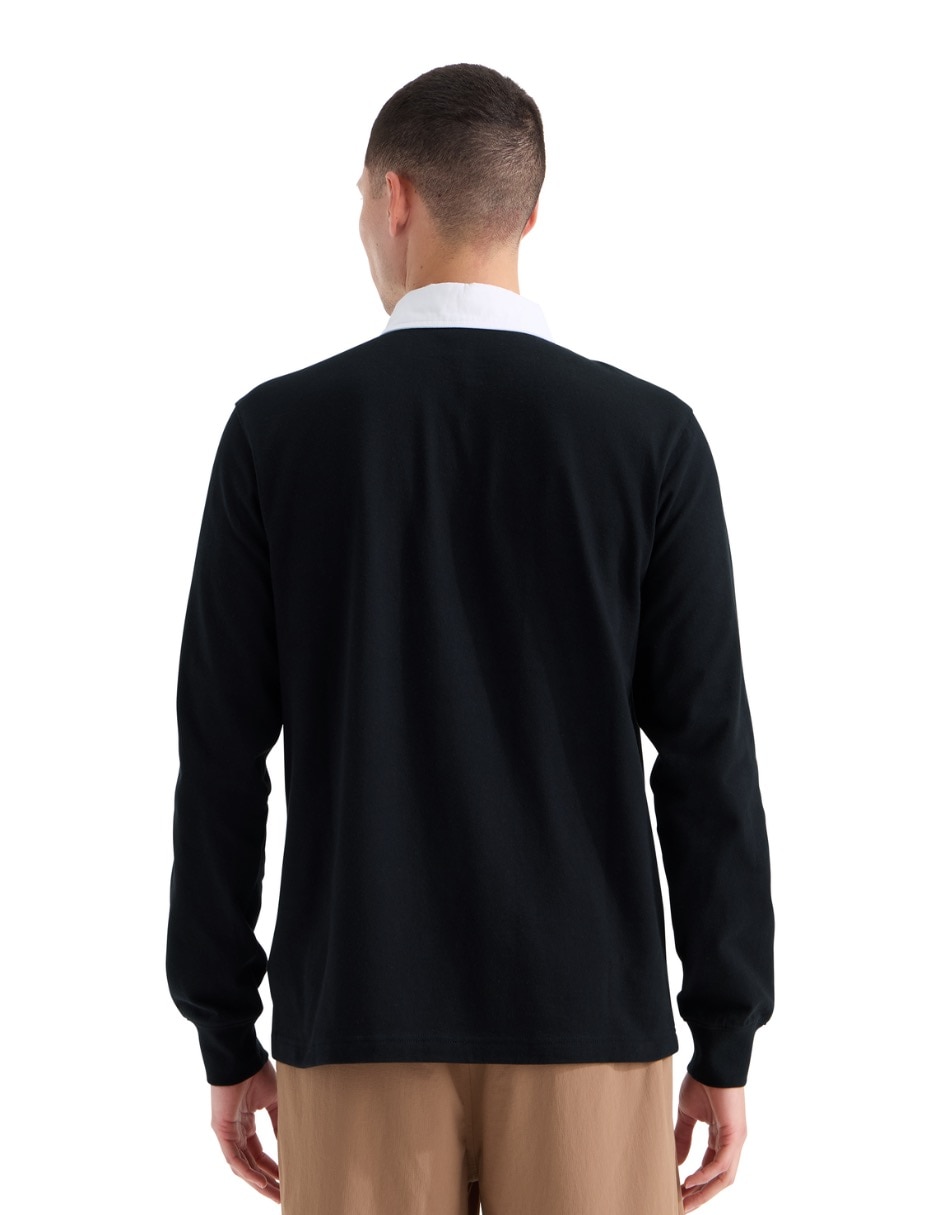 Camisa casual de algodón manga larga para hombre 2