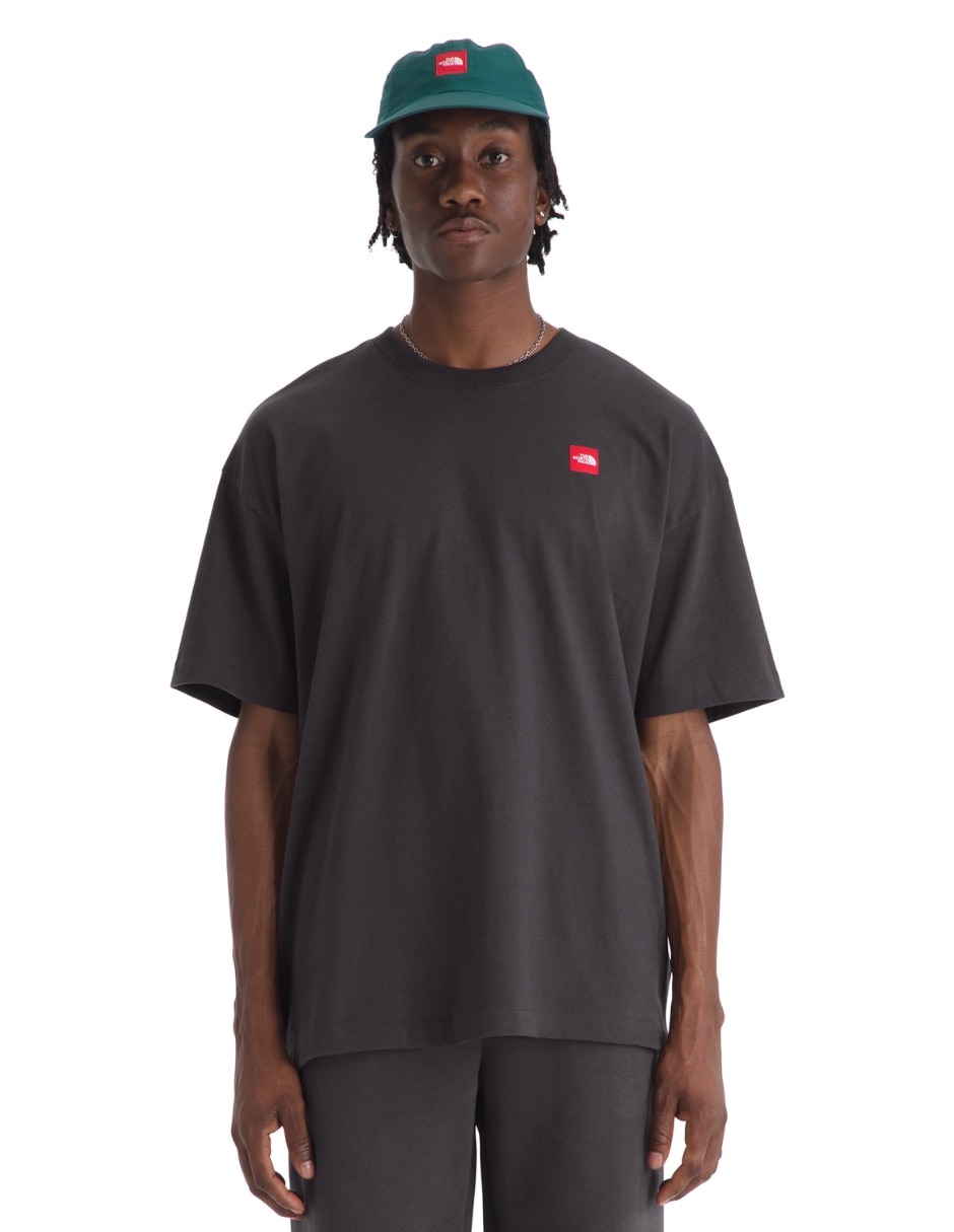 Playera M Tnf Red Box S/S Tee cuello redondo para hombre Playera M Tnf Red Box S/S Tee cuello redondo para hombre