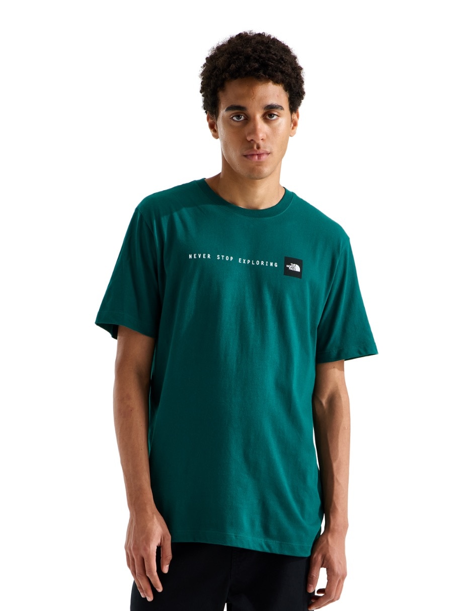 Playera the north face m nse reg ss tee-graphic cuello redondo para hombre