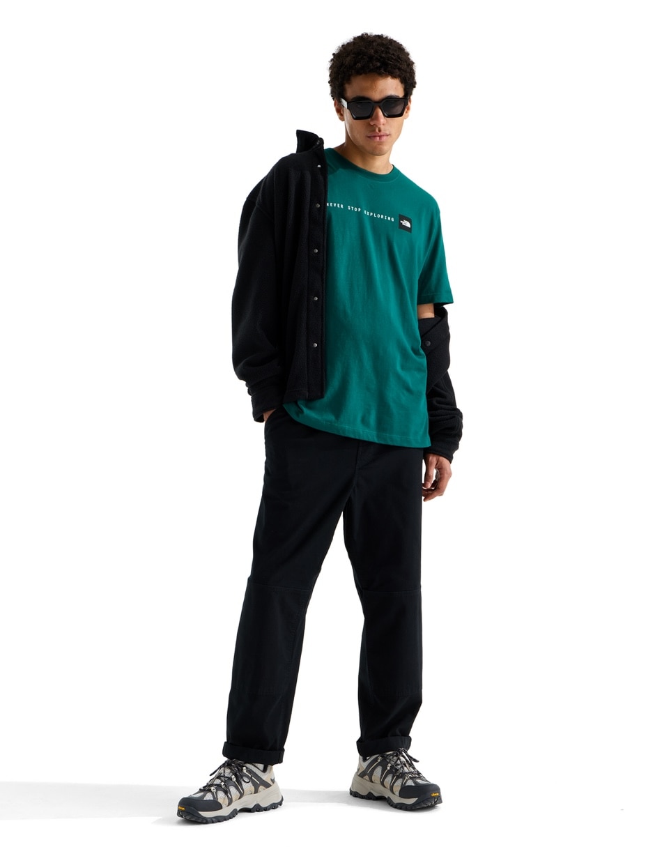 Playera the north face m nse reg ss tee-graphic cuello redondo para hombre
