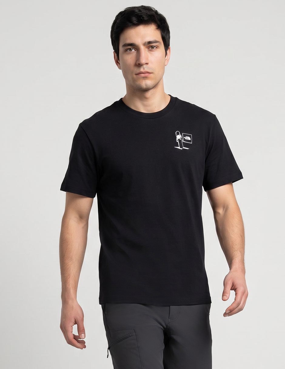 Playera manga corta cuello redondo para hombre