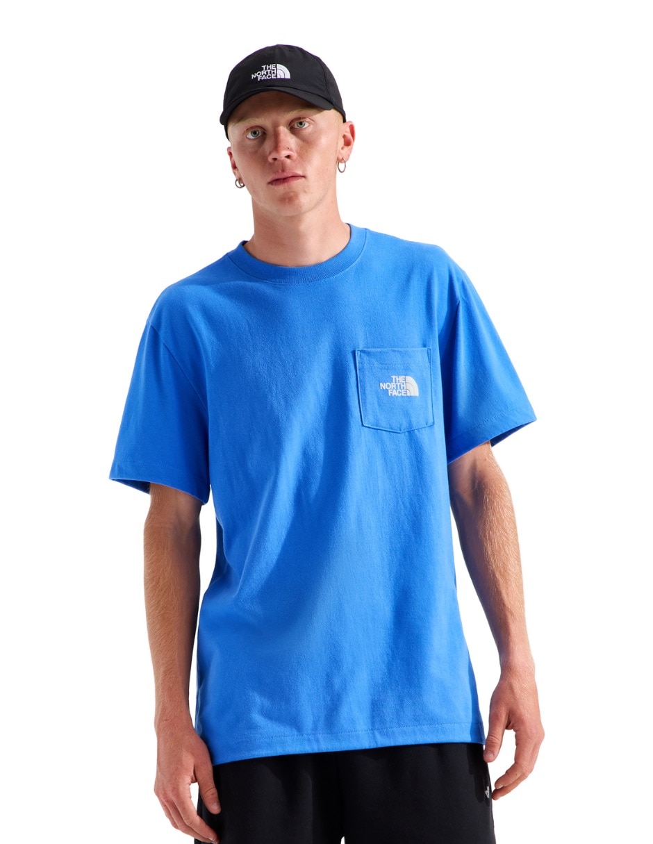 Playera the north face m explore fonts rlx ss pct tee-graphic cuello redondo para hombre