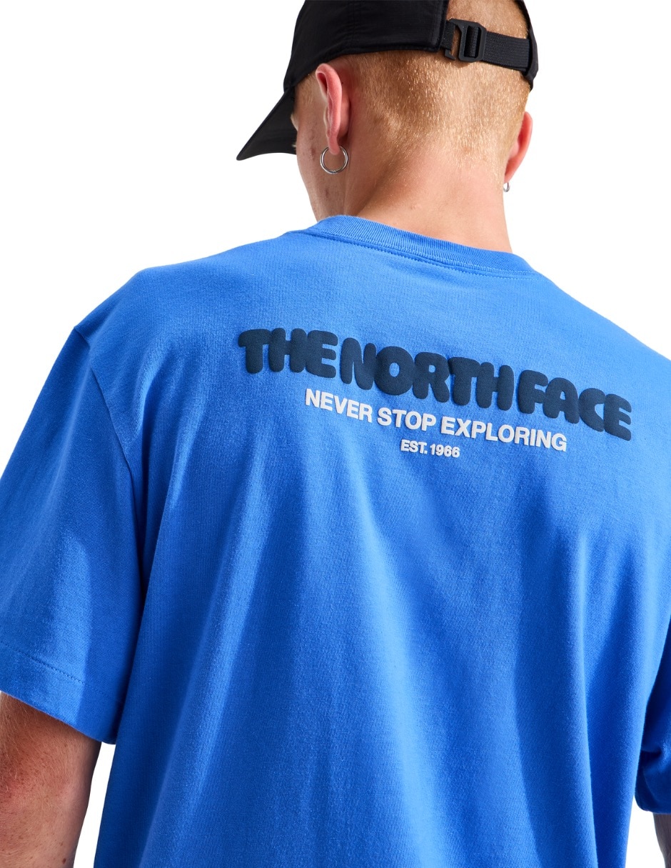 Playera the north face m explore fonts rlx ss pct tee-graphic cuello redondo para hombre