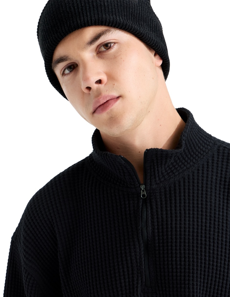 Chamarra casual m chabot 2.0 1/4 zip de algodón para hombre 4