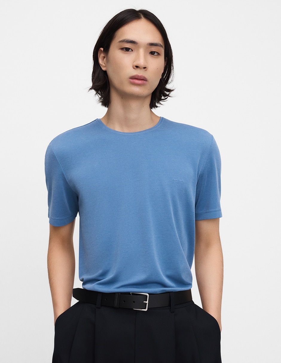 Playera cuello redondo para hombre