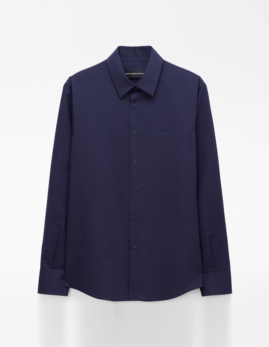 Camisa casual de algodón manga larga para hombre 6