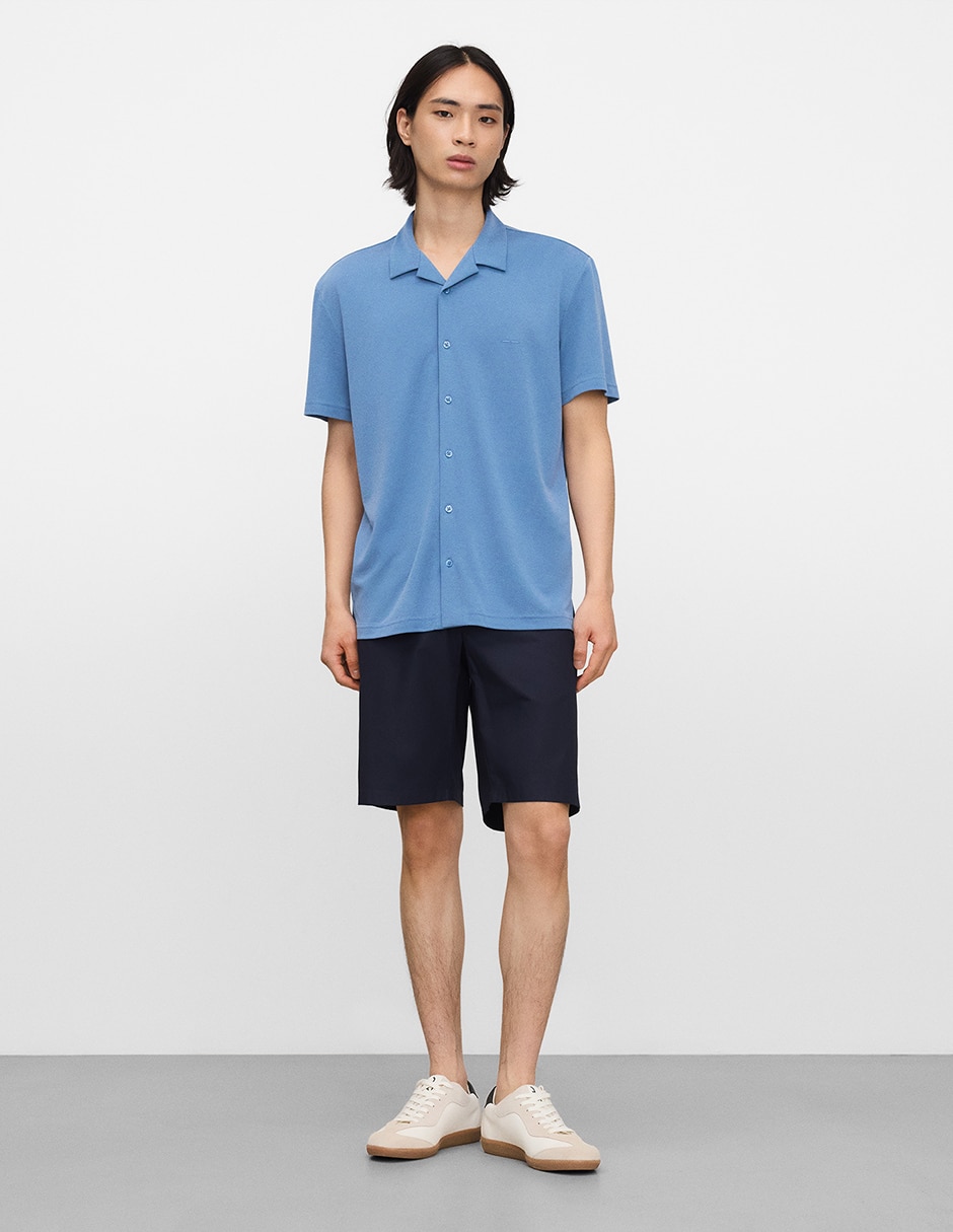 Camisa casual manga corta para hombre 2