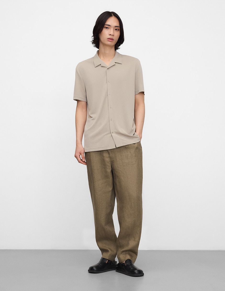 Camisa casual Adolfo Dominguez manga corta para hombre
