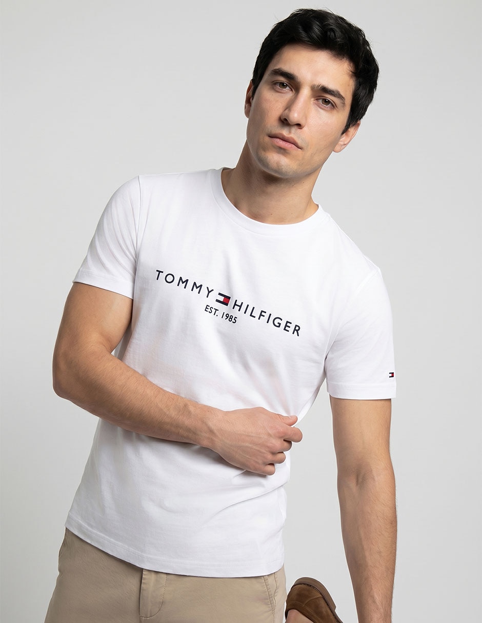 Playera hilfiger cuello redondo para hombre
