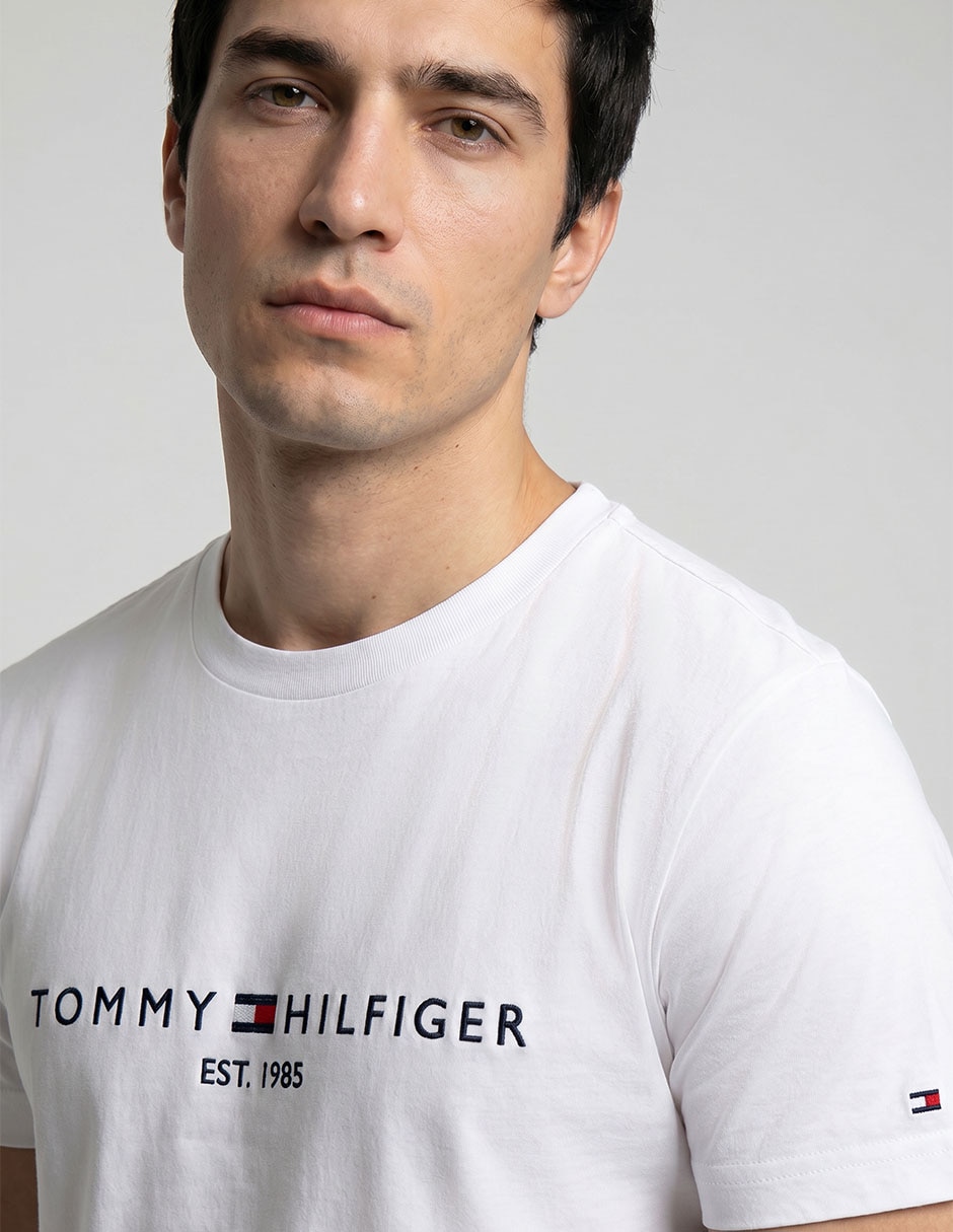 Playera hilfiger cuello redondo para hombre 4