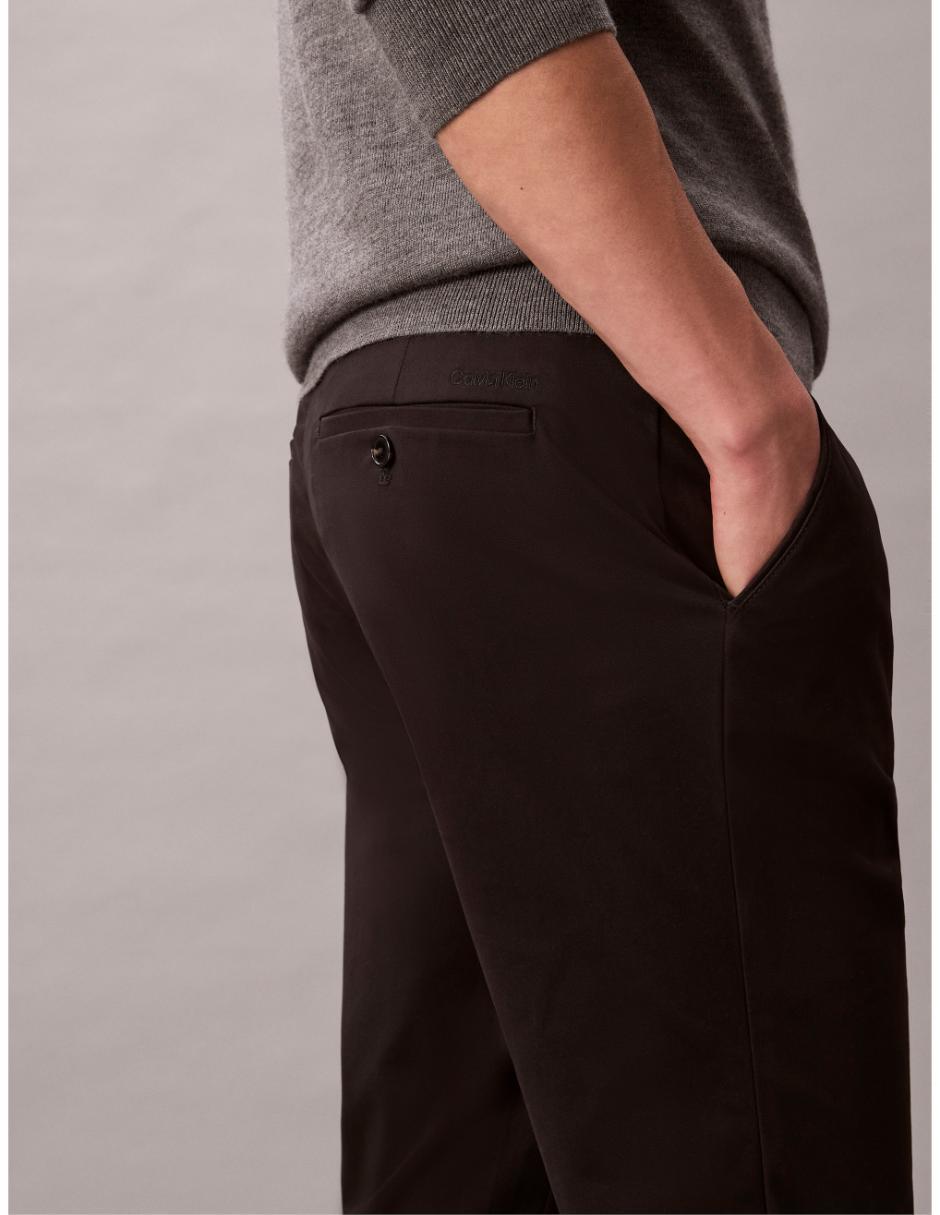 Pantalón slim de algodón para hombre 4