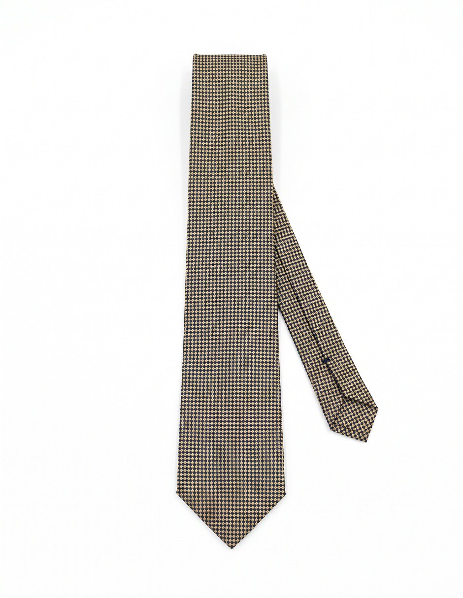 Corbata de seda estampado a rayas para hombre