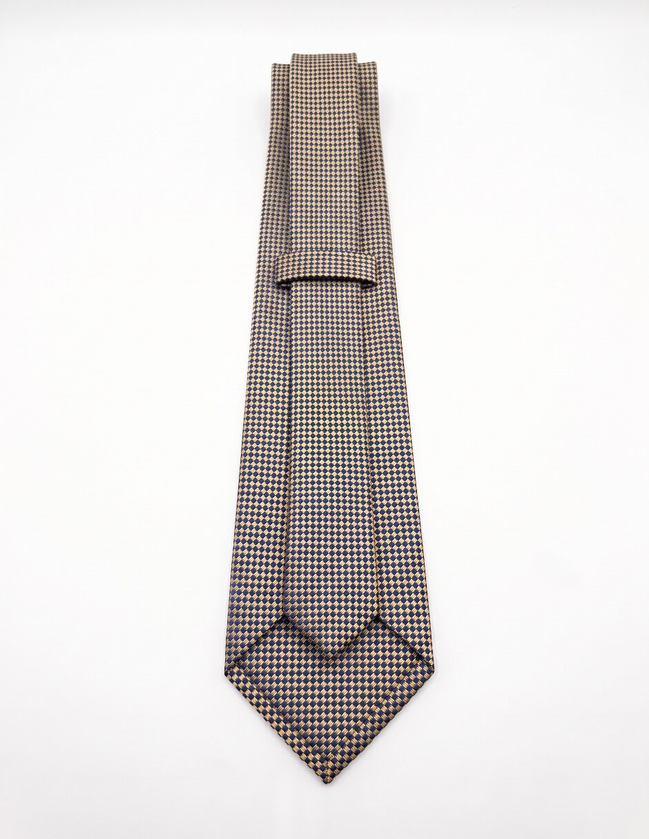 Corbata de seda estampado a rayas para hombre 2