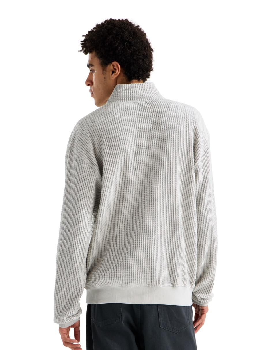 Chamarra casual m chabot 2.0 1/4 zip de algodón para hombre 5