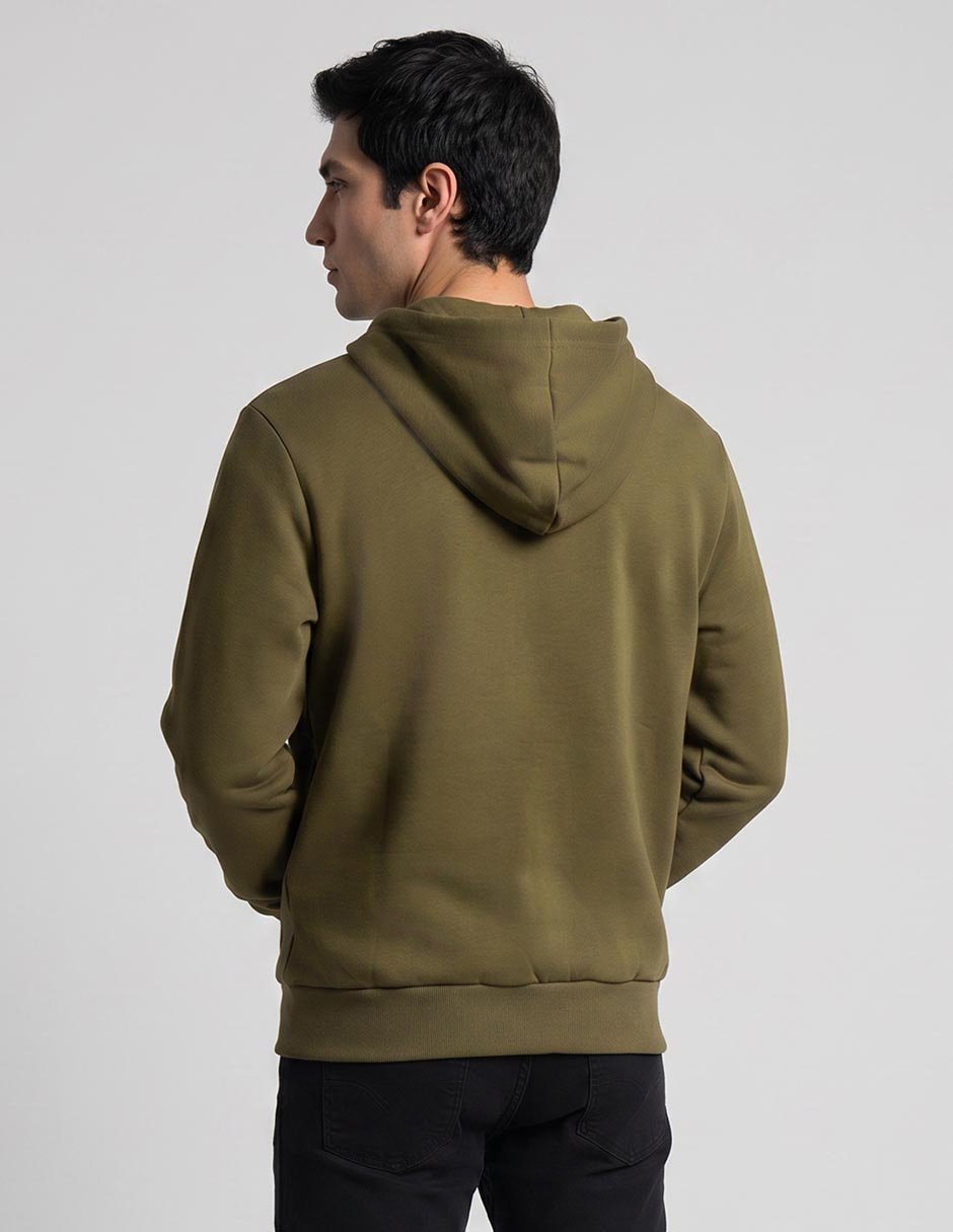 "set sudadera/sudadera" m evolution simple dome regular full zip "para hombre" 2