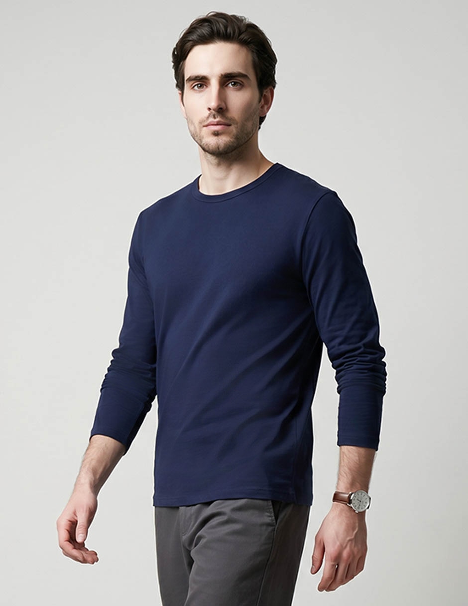 Playera cuello redondo para hombre